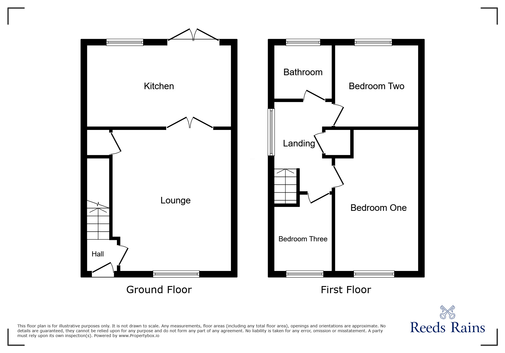 Floorplan of 3 bedroom Detached House to rent, Crowden Drive, Hadfield, Derbyshire, SK13