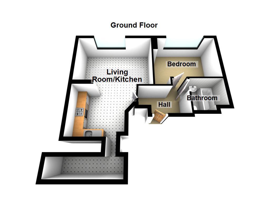Floorplan of 1 bedroom  Flat to rent, Hanover Street, Newcastle Upon Tyne, NE1