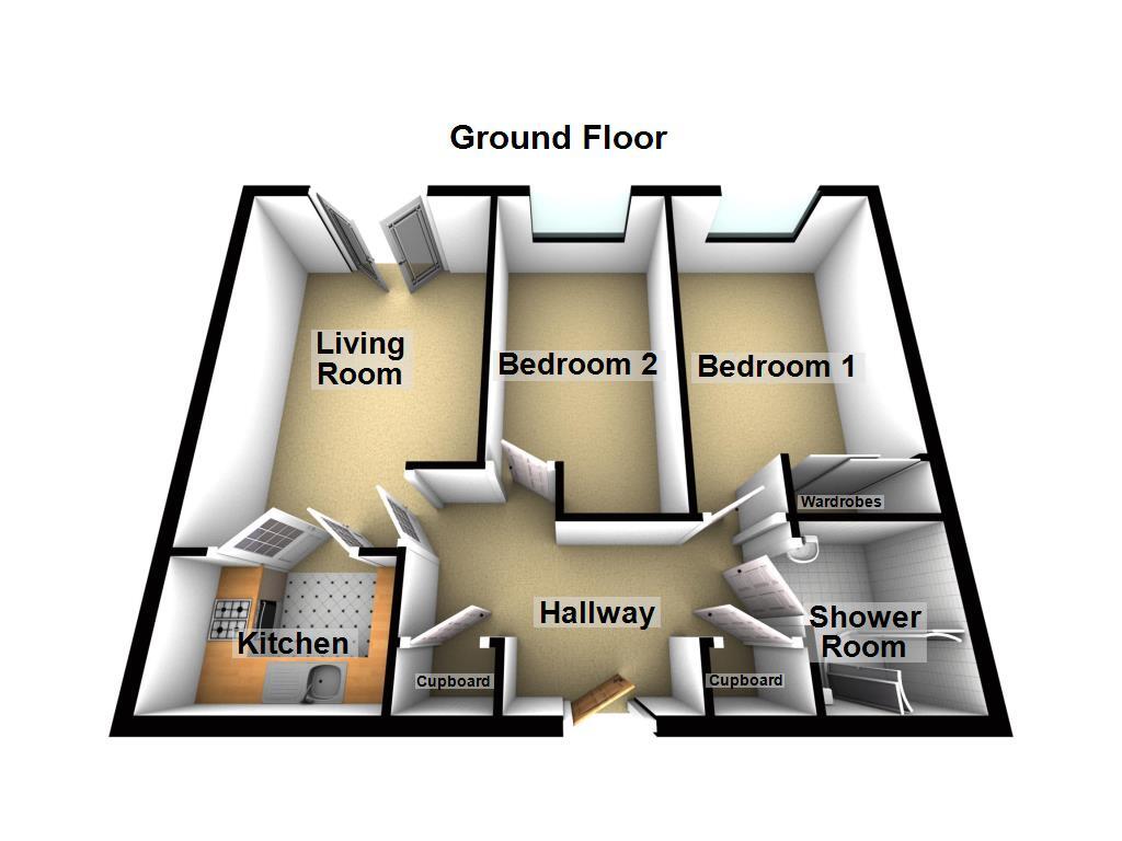 2 bedroom Flat for sale, Broadway Court, Broadway West, Gosforth, NE3