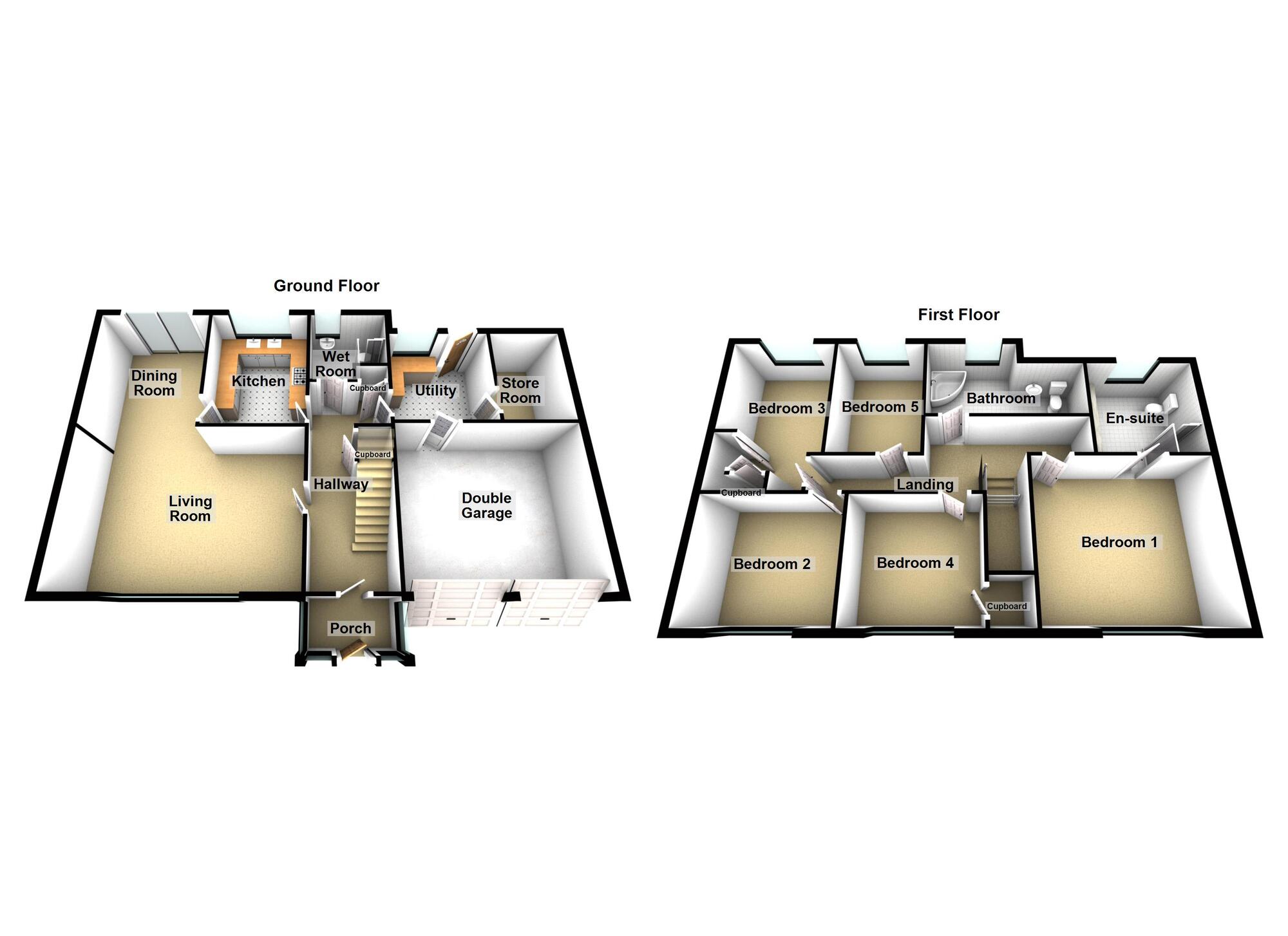 Floorplan of 5 bedroom Detached House to rent, Wilmington Close, Newcastle upon Tyne, Tyne and Wear, NE3