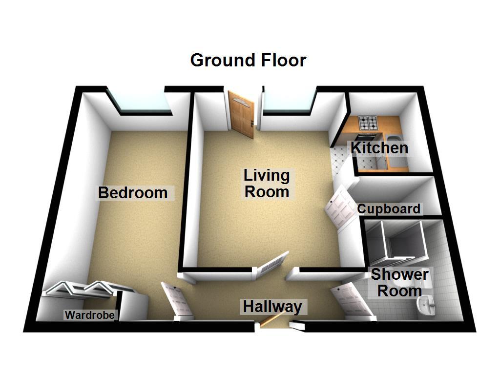 Floorplan of 1 bedroom  Flat for sale, High Street, Gosforth, Tyne and Wear, NE3
