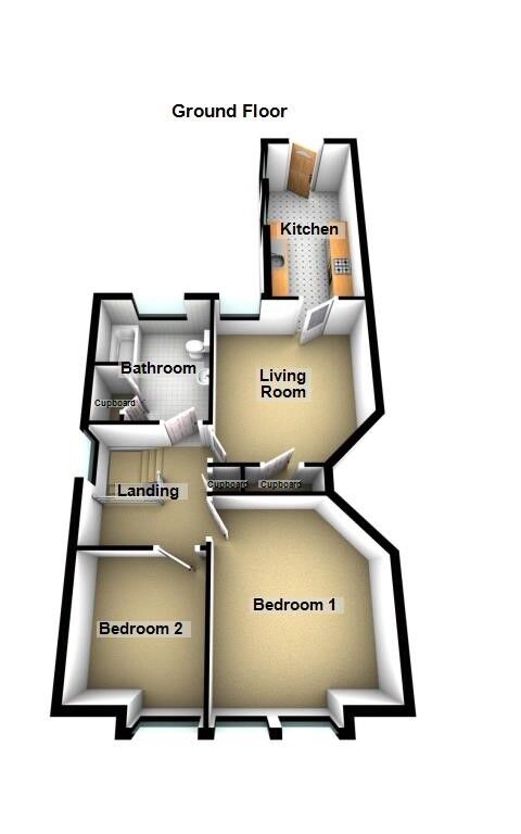 Floorplan of 2 bedroom Flat to rent, Hyde Terrace, Newcastle upon Tyne, Tyne and Wear, NE3