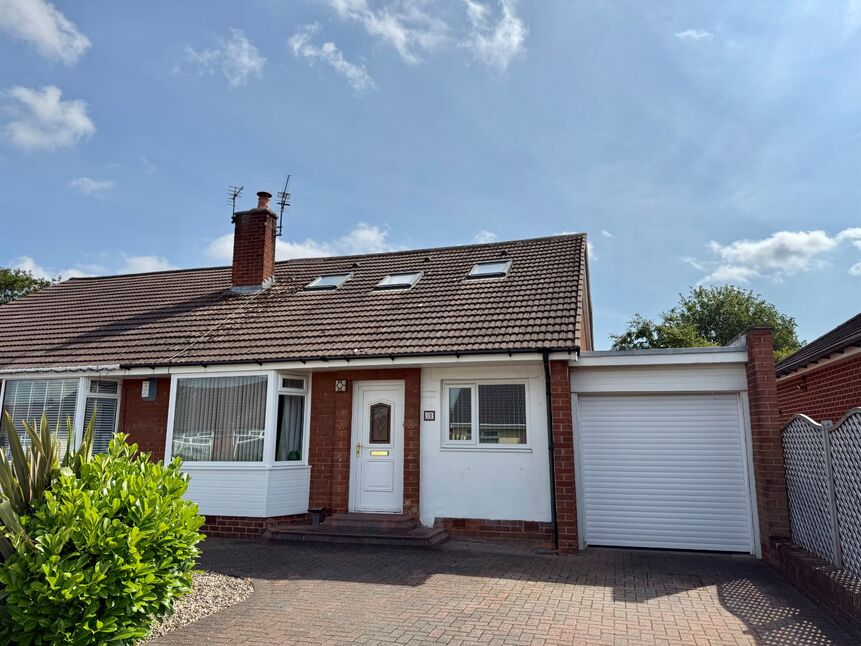 Main image of 2 bedroom Semi Detached Bungalow for sale, Wensleydale Drive, Forest Hall, Tyne and Wear, NE12