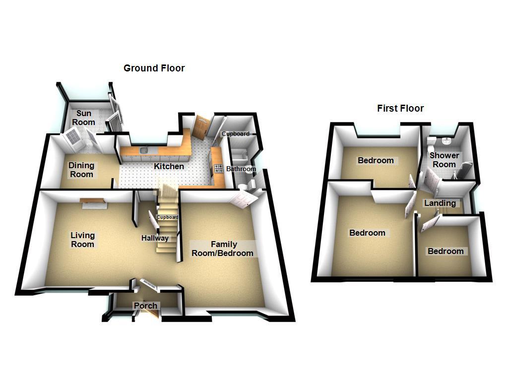 Floorplan of 4 bedroom Semi Detached House for sale, Aysgarth Green, Newcastle upon Tyne, Tyne and Wear, NE3
