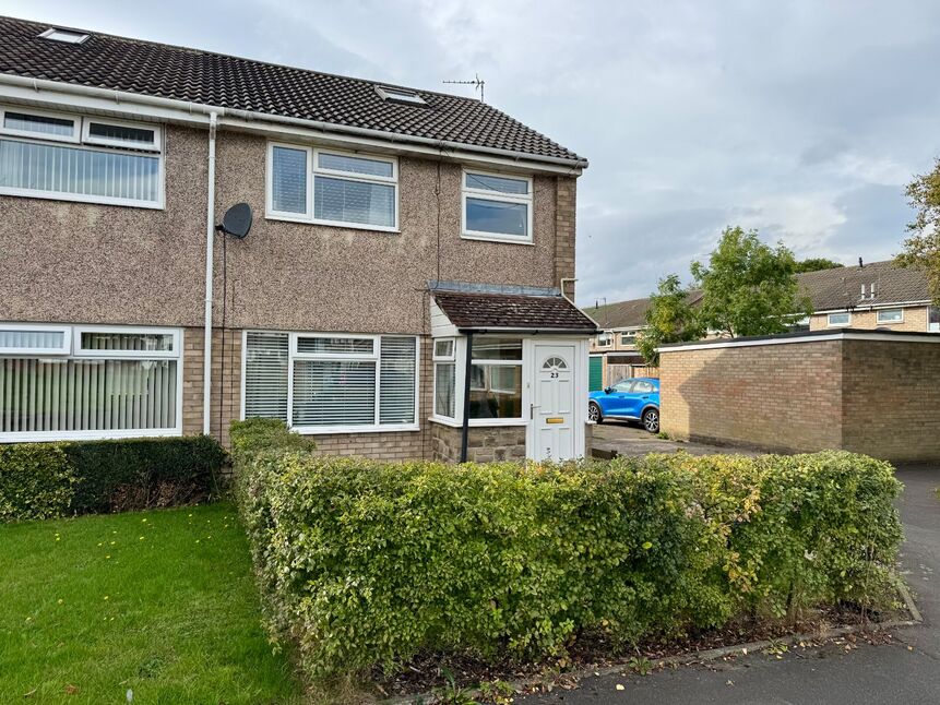 Main image of 3 bedroom End Terrace House for sale, Laleham Court, Newcastle upon Tyne, Tyne and Wear, NE3