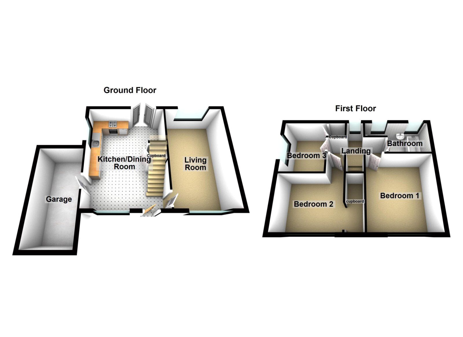 Floorplan of 3 bedroom End Terrace House to rent, Sheringham Avenue, Newcastle upon Tyne, Tyne and Wear, NE3