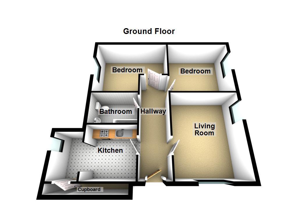 Floorplan of 2 bedroom Flat to rent, Park Avenue, Gosforth, Tyne and Wear, NE3