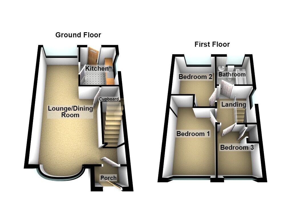 Floorplan of 3 bedroom Semi Detached House for sale, Broome Close, Fawdon, Tyne and Wear, NE3