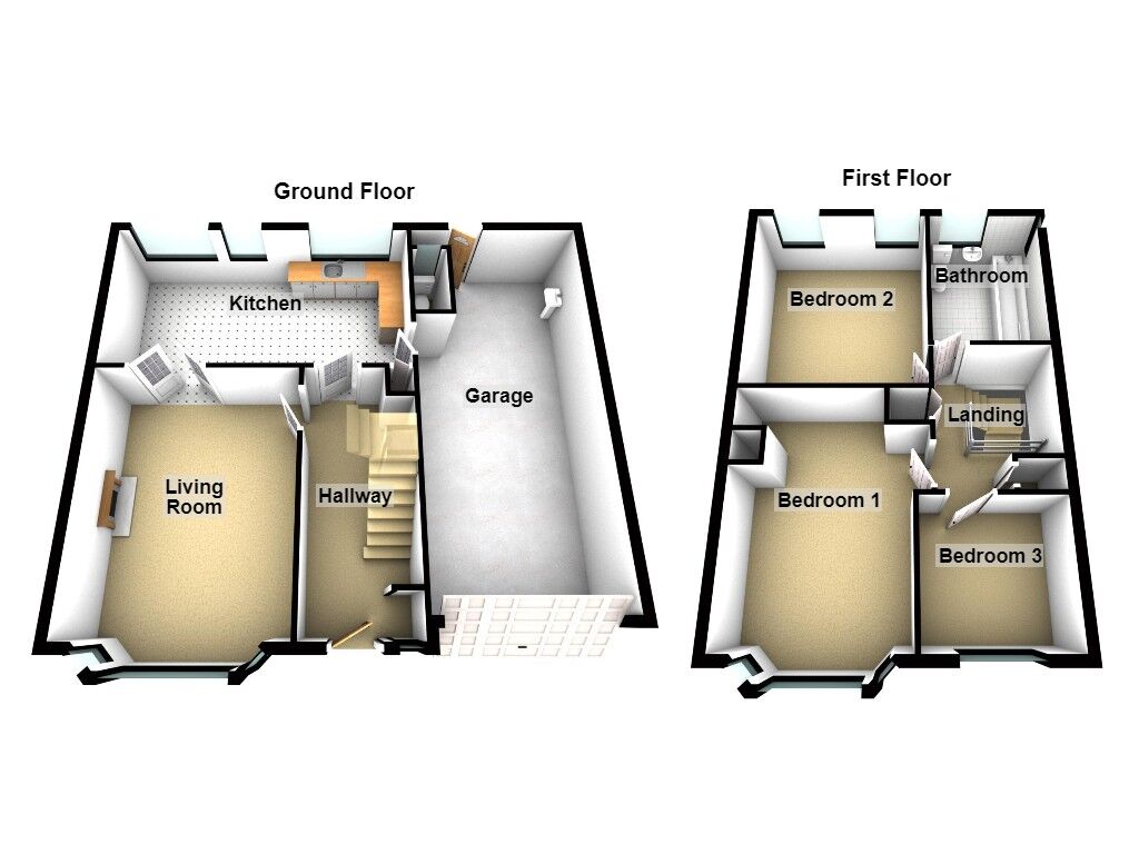 Floorplan of 3 bedroom Semi Detached House for sale, Maywood Close, Newcastle upon Tyne, Tyne and Wear, NE3