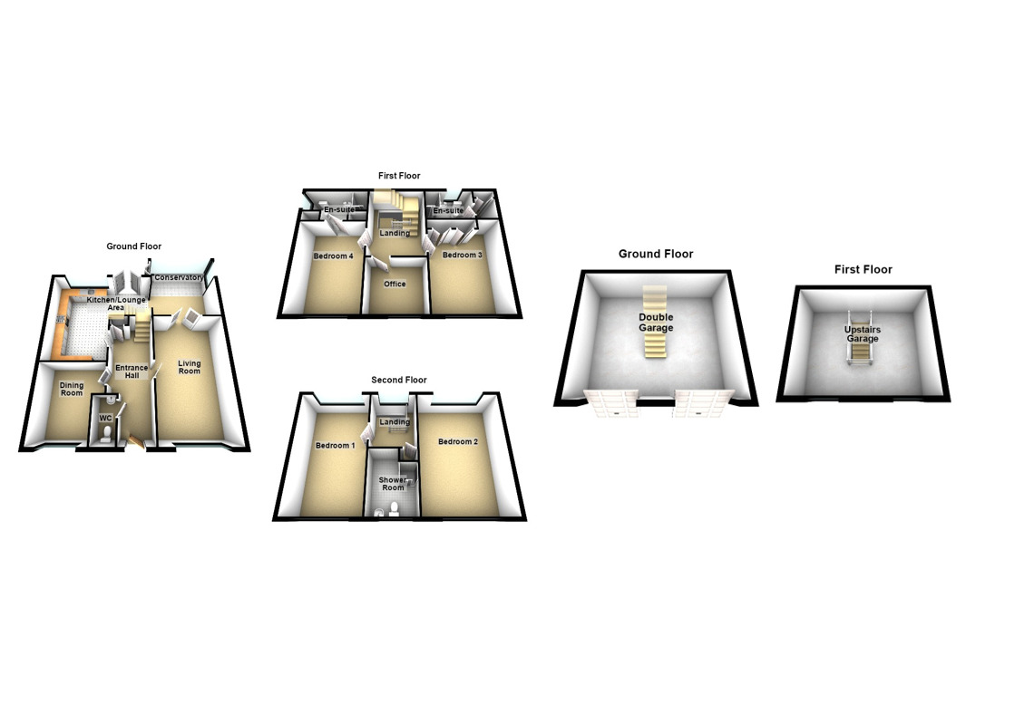 Floorplan of 5 bedroom Detached House for sale, Shoreswood Way, Newcastle upon Tyne, Tyne and Wear, NE13