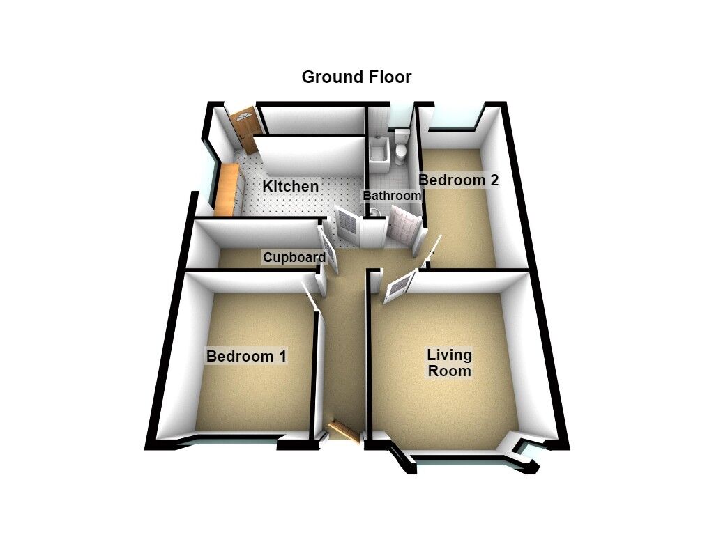 Floorplan of 2 bedroom Flat for sale, Edgefield Avenue, Newcastle upon Tyne, Tyne and Wear, NE3