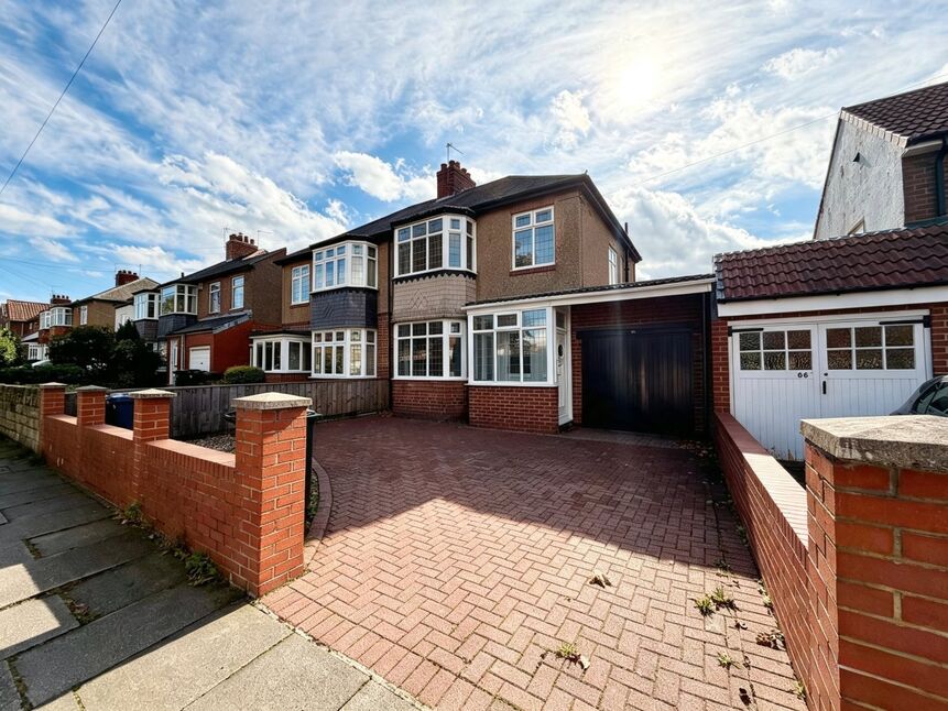 Main image of 3 bedroom Semi Detached House for sale, Hollywood Avenue, Gosforth, Tyne and Wear, NE3