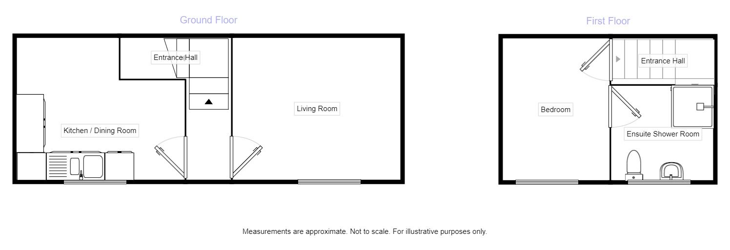 Floorplan of 1 bedroom Mid Terrace House to rent, Littlefield Lane, Grimsby, South Humberside, DN31
