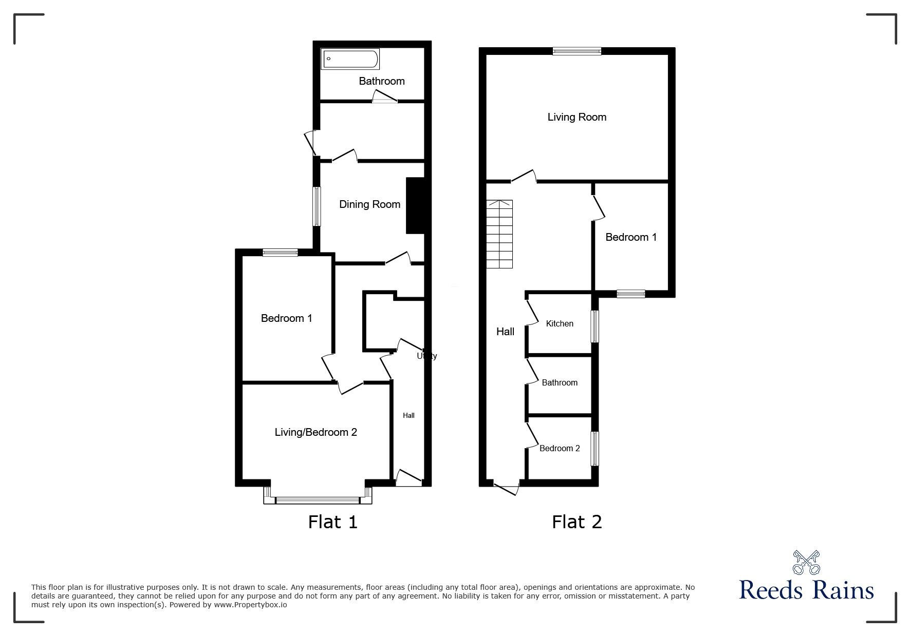 Floorplan of 3 bedroom Mid Terrace House for sale, Park Street, Grimsby, Lincolnshire, DN32