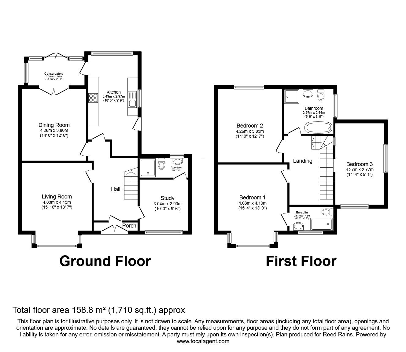Floorplan of 4 bedroom Semi Detached House for sale, Bargate, Grimsby, Lincolnshire, DN34