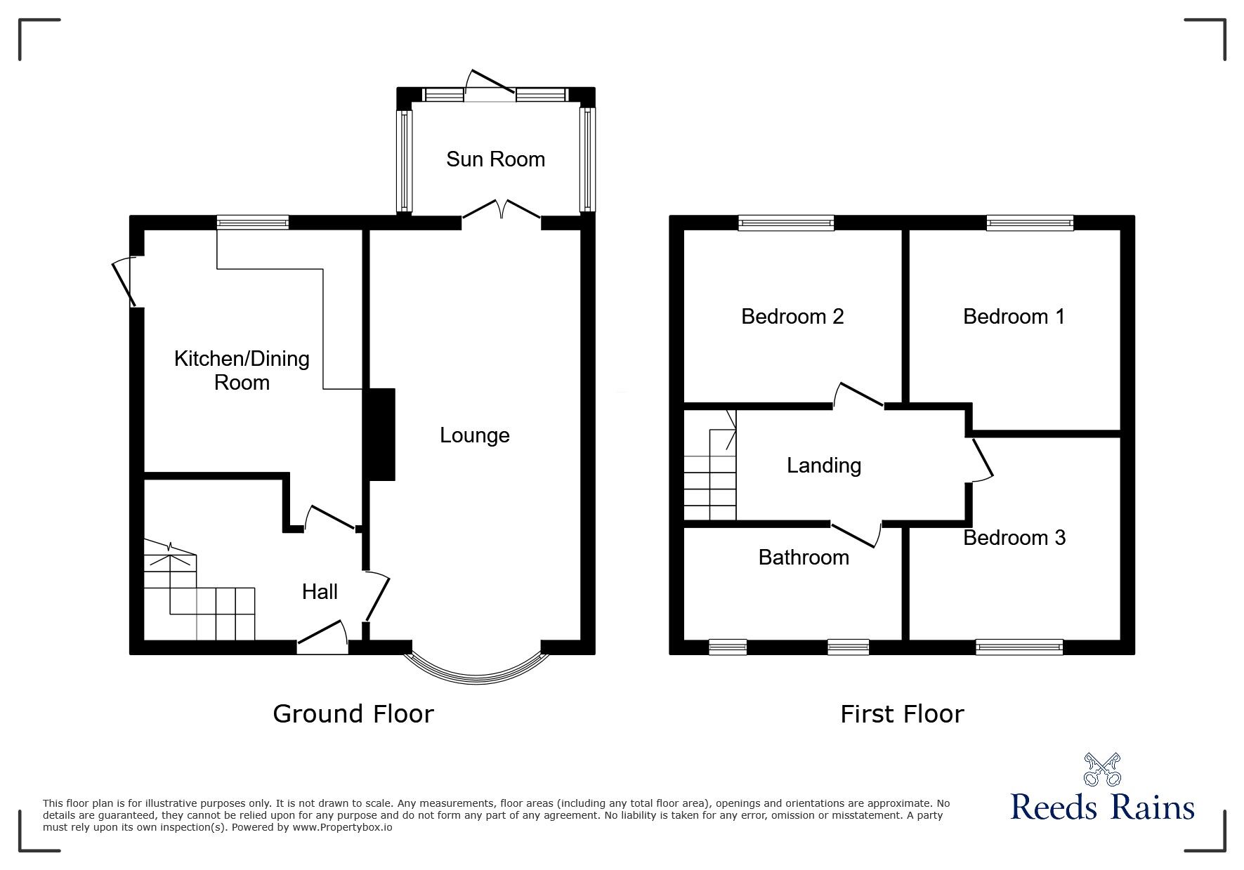 Floorplan of 3 bedroom Semi Detached House for sale, Laceby Road, Grimsby, Lincolnshire, DN34