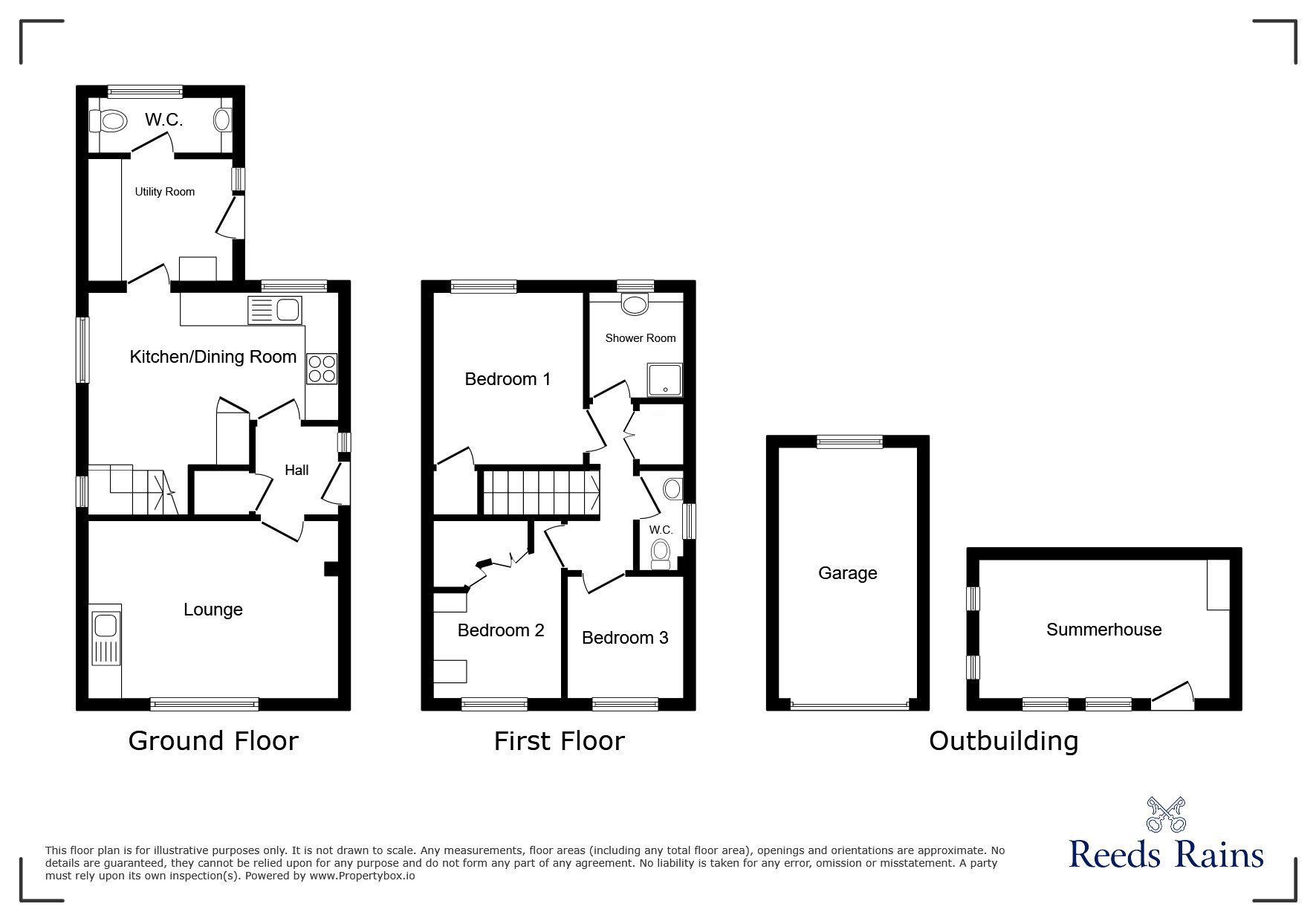 Floorplan of 3 bedroom Detached House for sale, St. Nicholas Drive, Grimsby, Lincolnshire, DN37