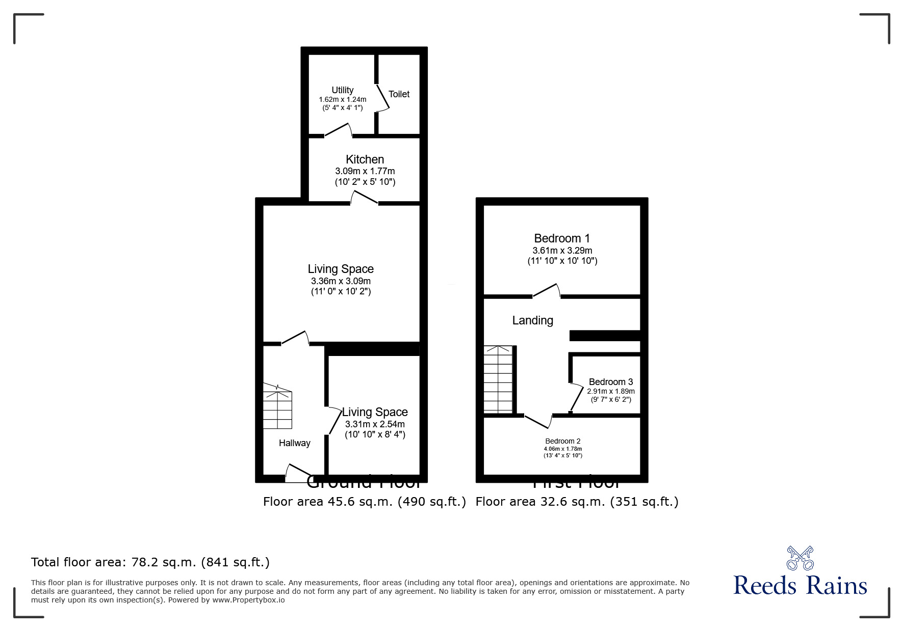 Floorplan of 3 bedroom  House to rent, Wintringham Road, Grimsby, Lincolnshire, DN32