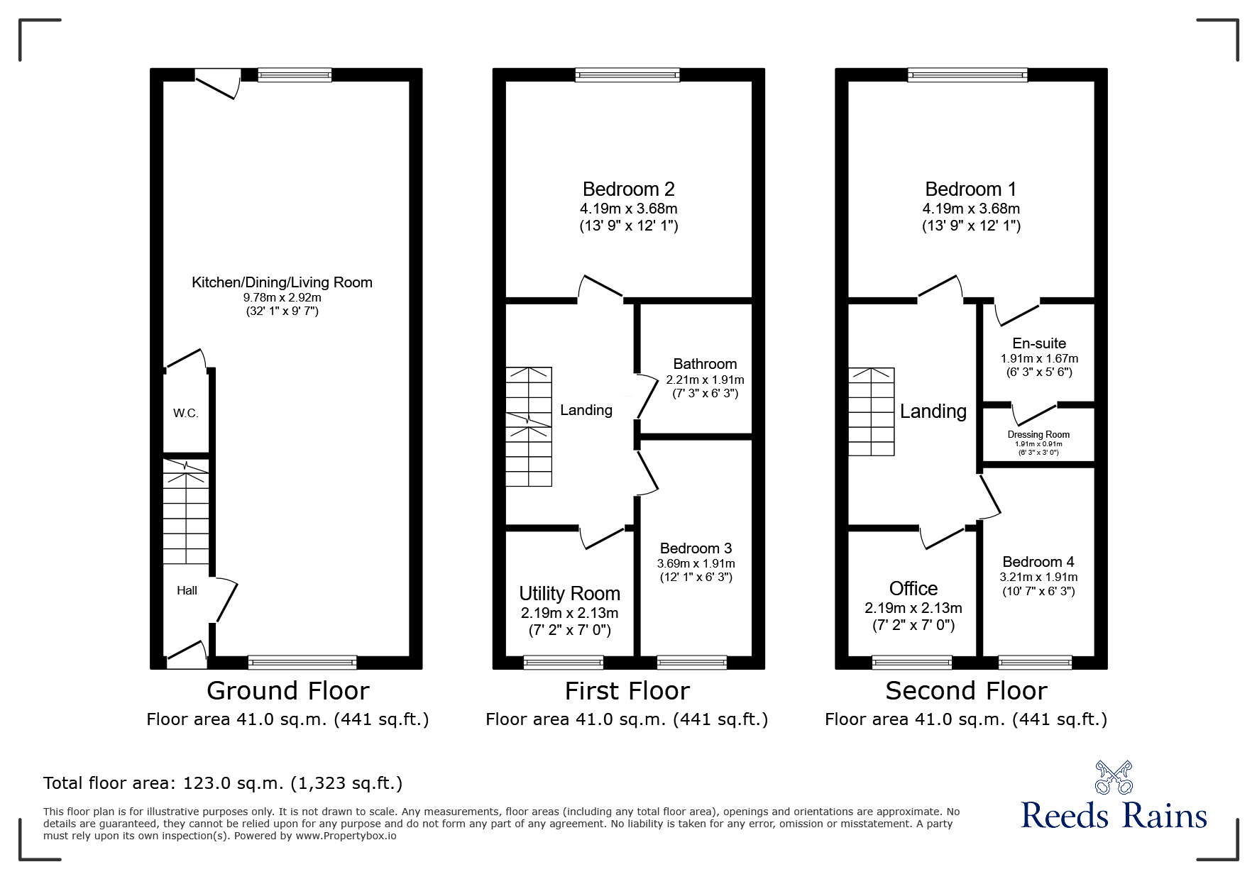 Floorplan of 4 bedroom End Terrace House for sale, Suggitts Lane, Cleethorpes, Lincolnshire, DN35