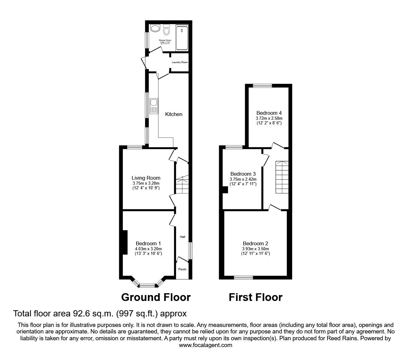 Floorplan of 1 bedroom Property to rent, Patrick Street, Grimsby, Lincolnshire, DN32