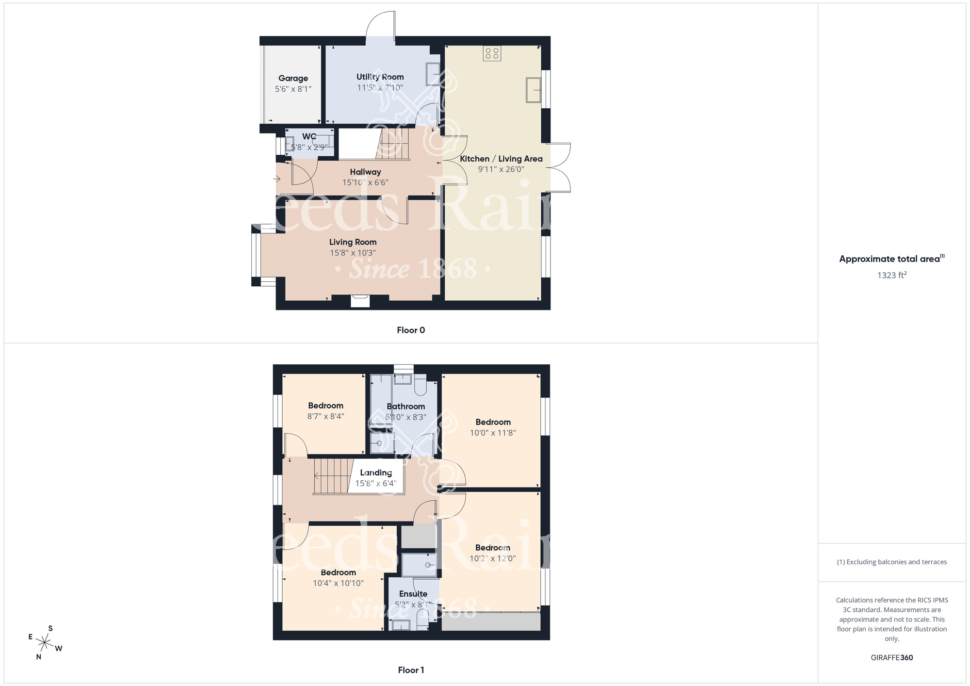 Floorplan of 4 bedroom Detached House for sale, Spring Lodge Gardens, Guisborough, North Yorkshire, TS14
