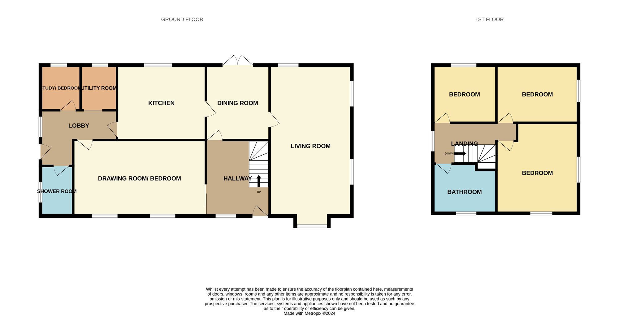 Floorplan of 3 bedroom Detached House for sale, Margrove Park, Boosbeck, North Yorkshire, TS12