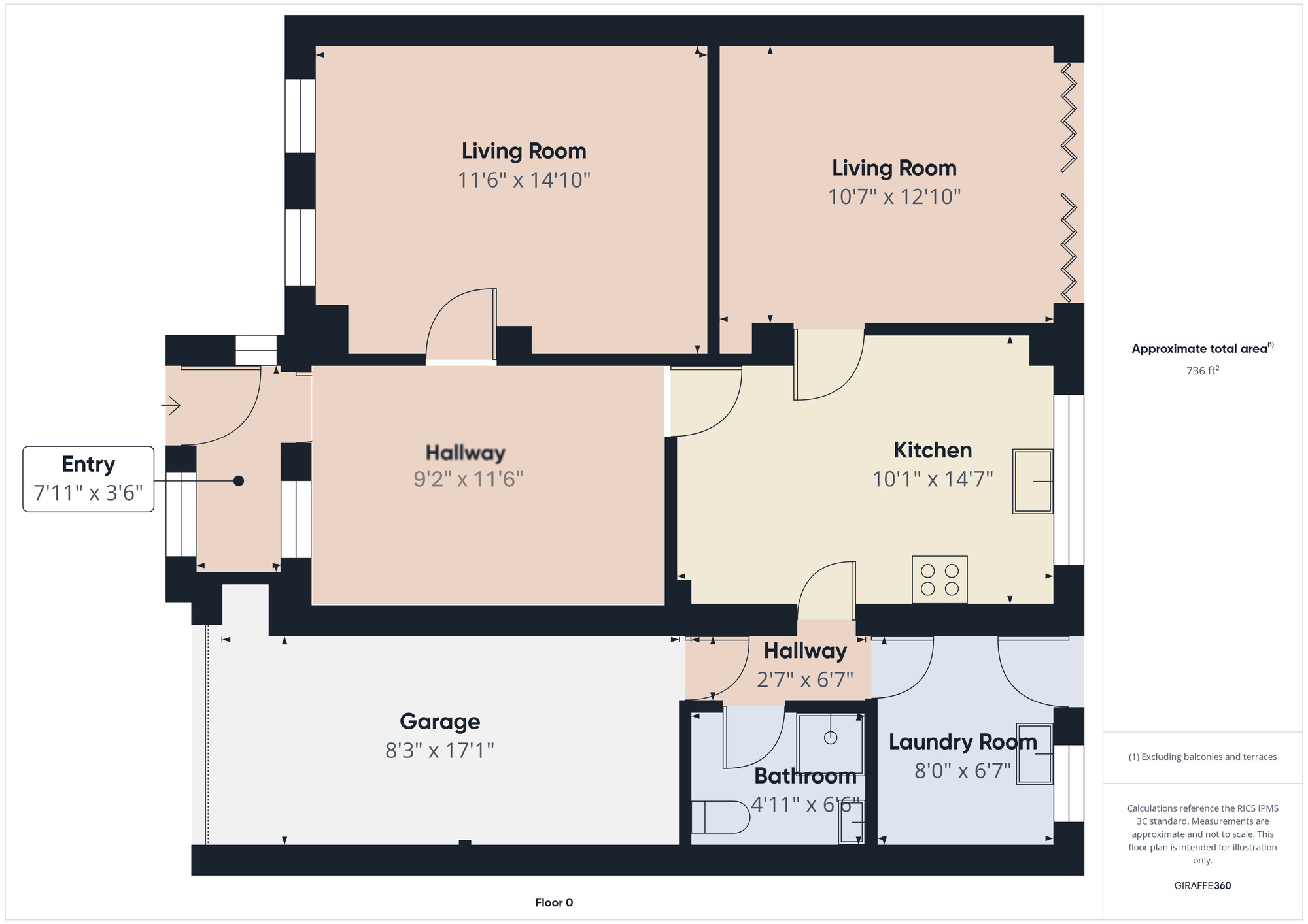 Floorplan of 4 bedroom Link Detached House for sale, Falcon Way, Guisborough, North Yorkshire, TS14