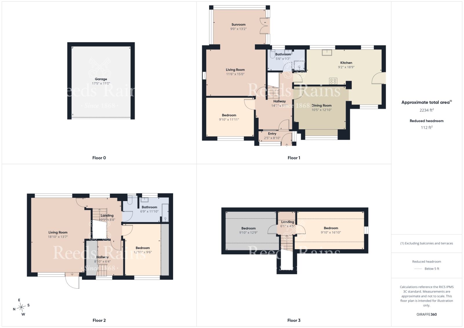 Floorplan of 3 bedroom Detached House for sale, Mackie Drive, Guisborough, North Yorkshire, TS14