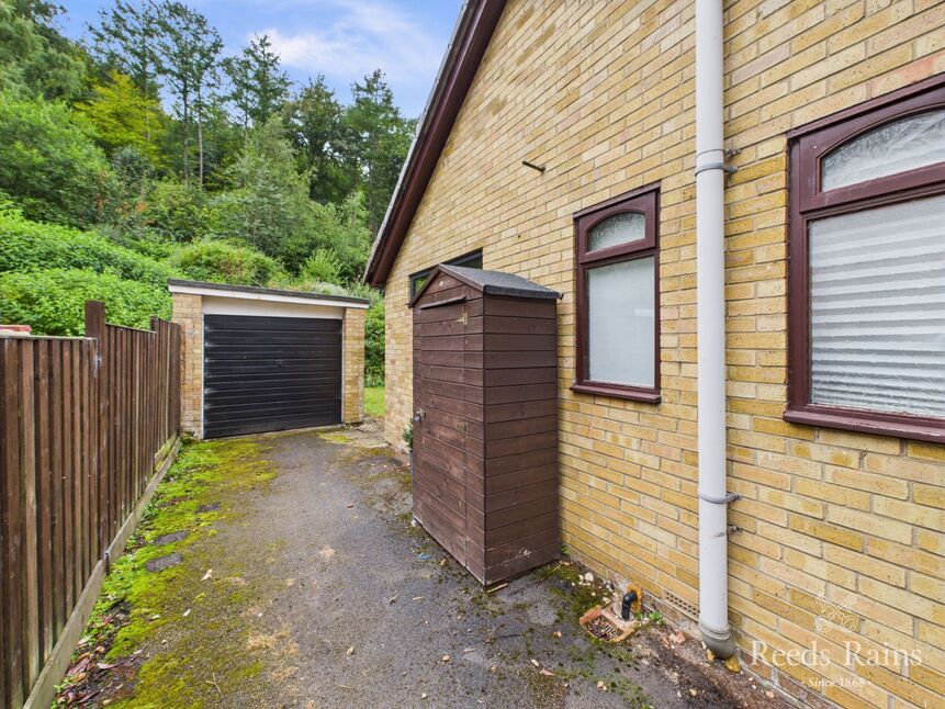Driveway and Garage