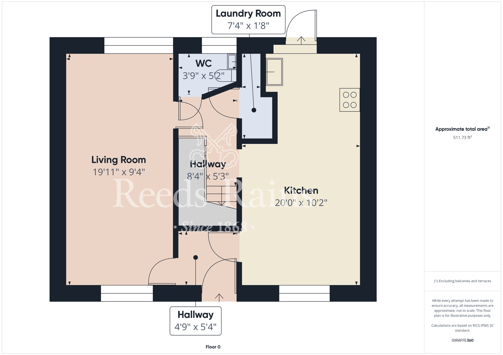 Floorplan of 3 bedroom Mid Terrace House for sale, Church Street, Castleton, North Yorkshire, YO21