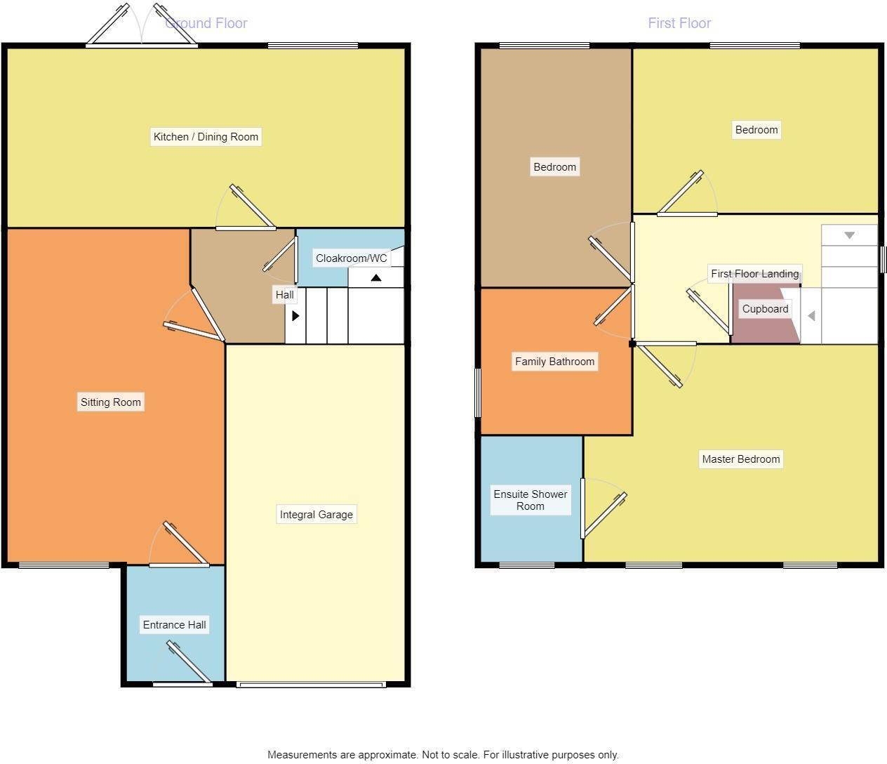 Floorplan of 3 bedroom Detached House for sale, Hunters Place, Guisborough, North Yorkshire, TS14