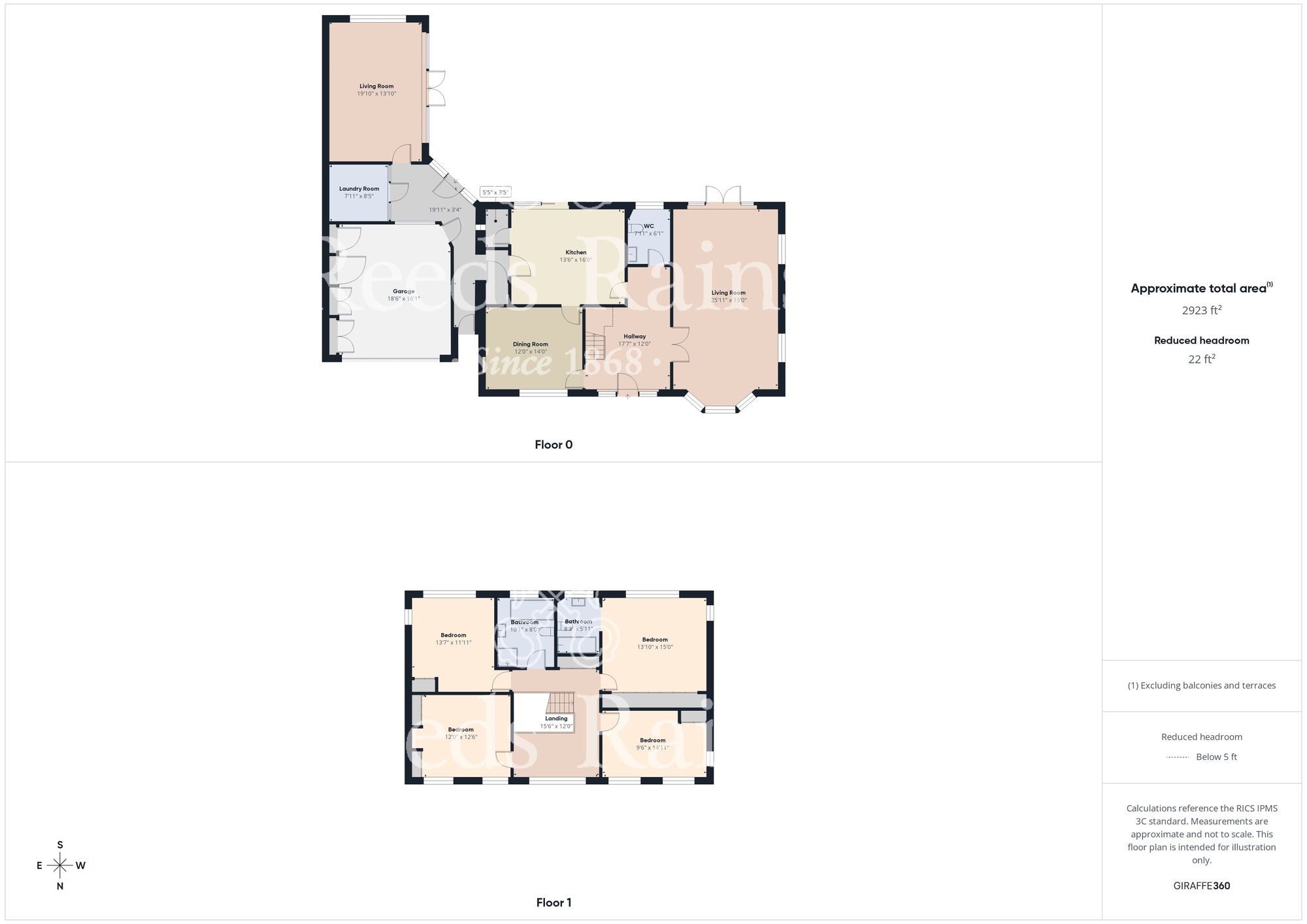 Floorplan of 4 bedroom Detached House for sale, The Fairway, Saltburn-by-the-Sea, North Yorkshire, TS12