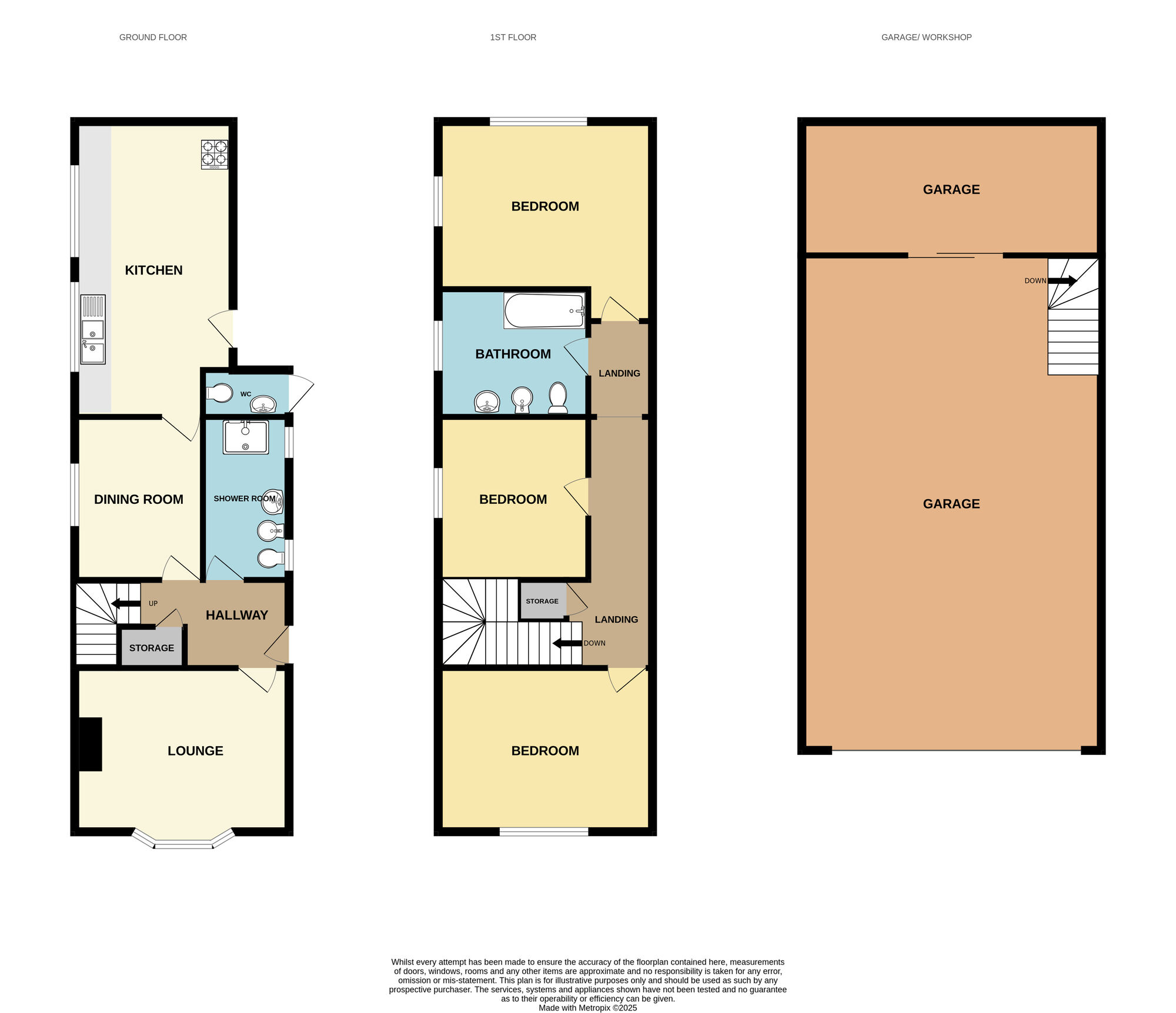Floorplan of 3 bedroom Detached House to rent, Chapel Street, Guisborough, North Yorkshire, TS14