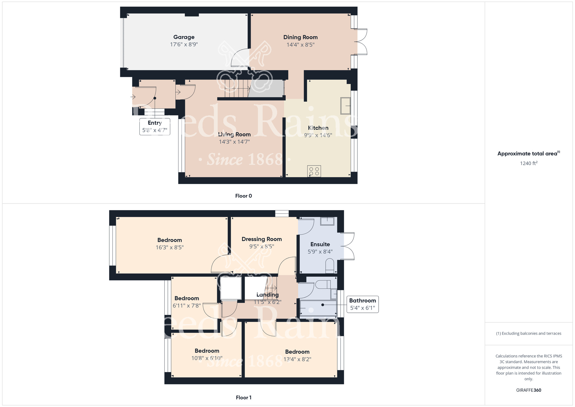 Floorplan of 4 bedroom Semi Detached House for sale, Aldenham Road, North Yorkshire, TS14