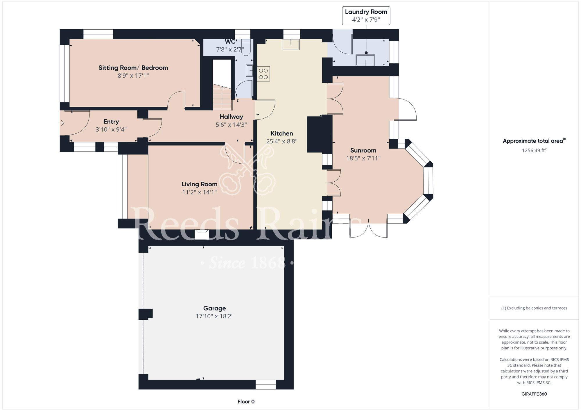 Floorplan of 4 bedroom Detached House for sale, Hawthorn Drive, Guisborough, North Yorkshire, TS14