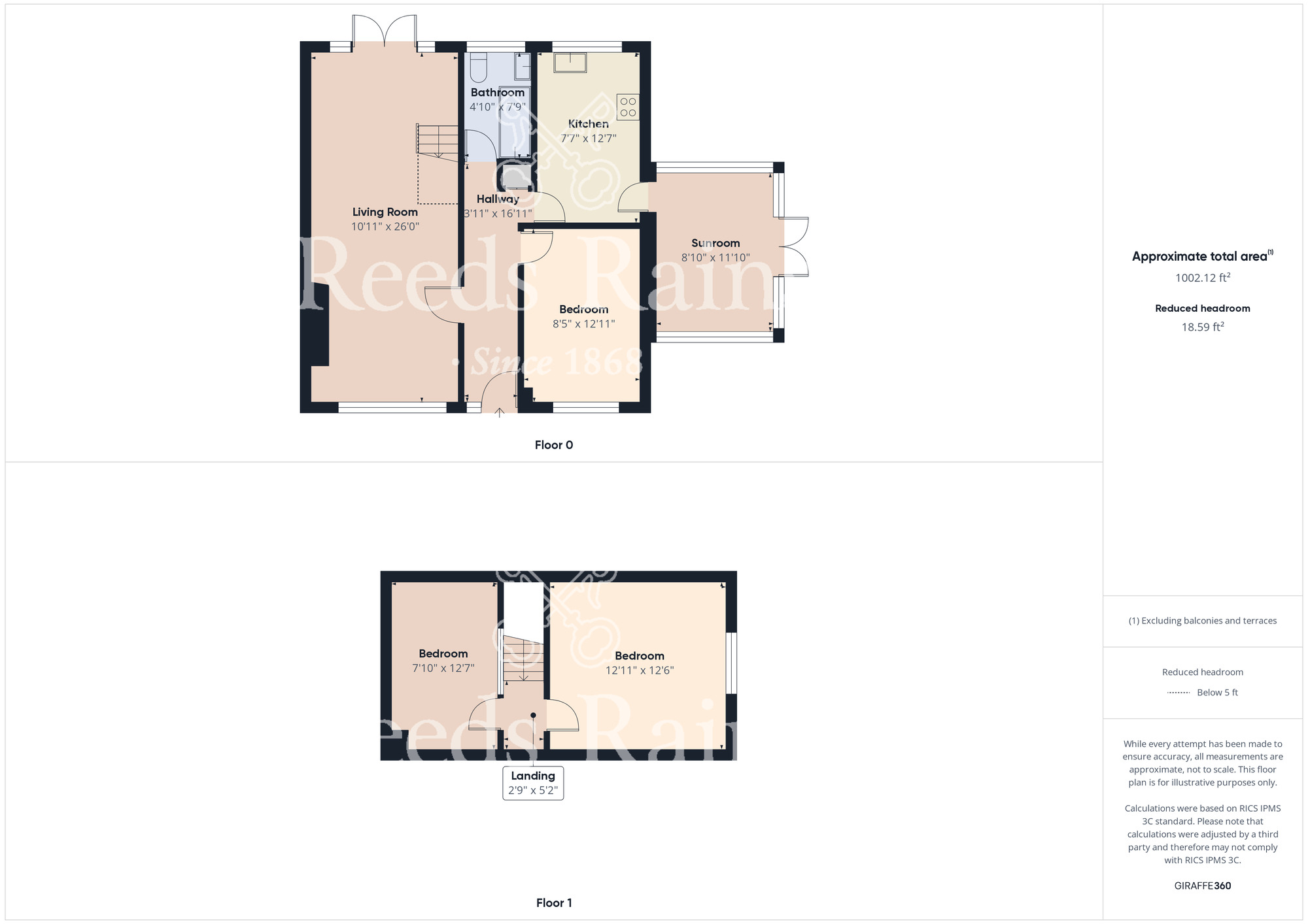 Floorplan of 3 bedroom Semi Detached House for sale, Layland Road, Skelton-in-Cleveland, North Yorkshire, TS12