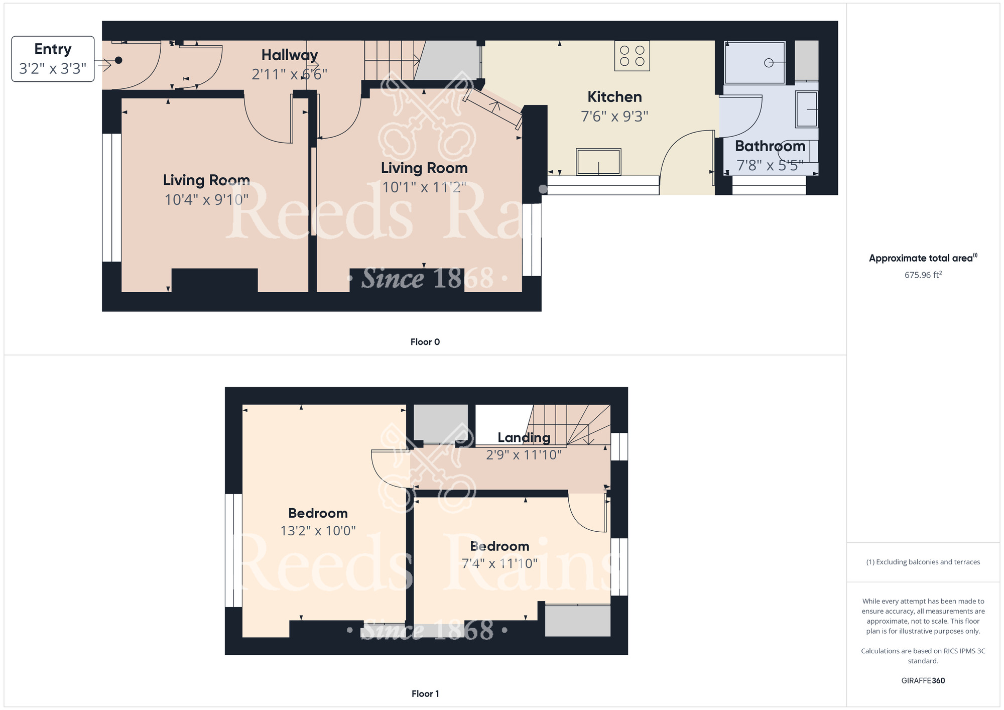 Floorplan of 2 bedroom Mid Terrace House for sale, Gladstone Street, Brotton, North Yorkshire, TS12
