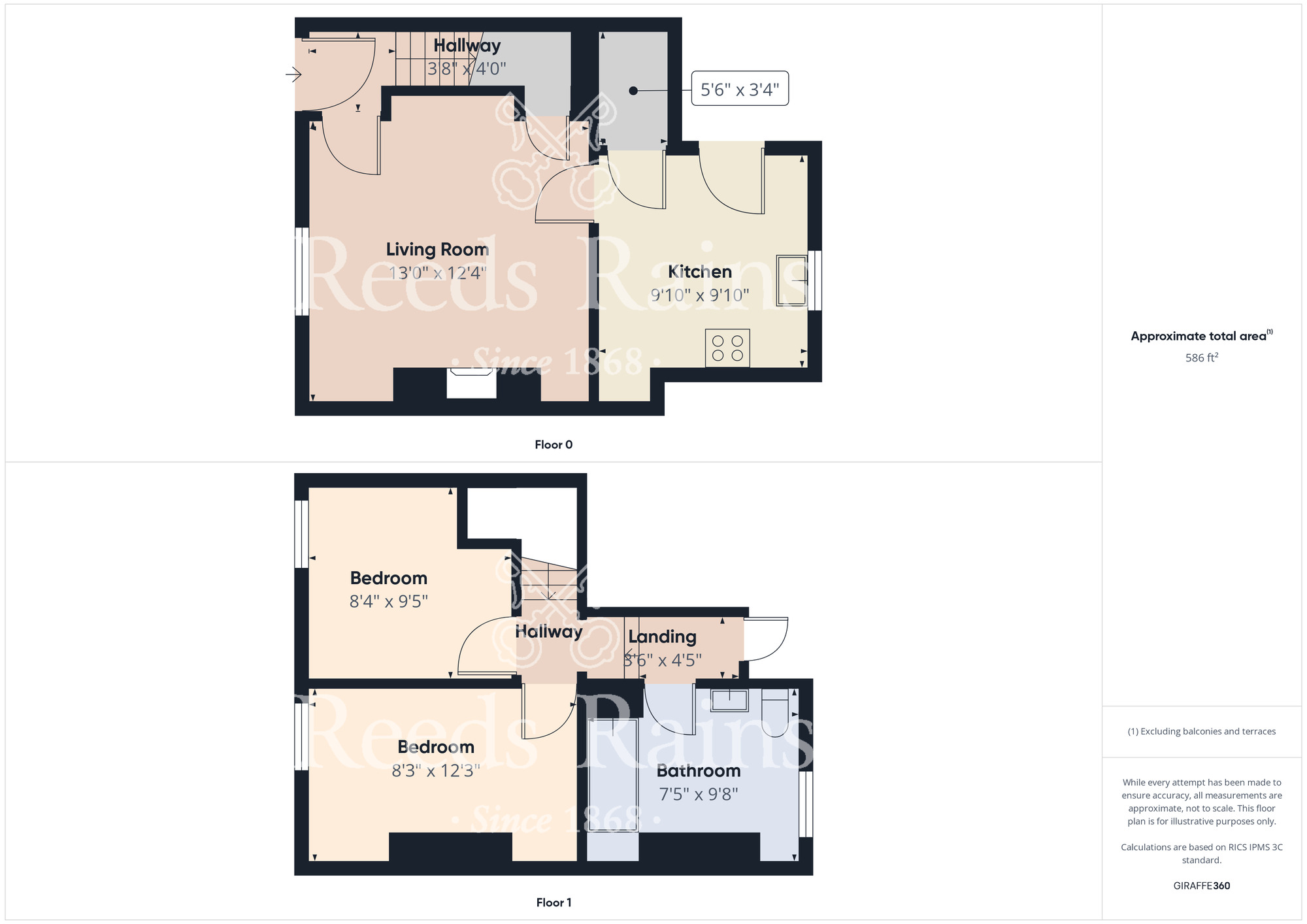 Floorplan of 2 bedroom Mid Terrace House for sale, Bolckow Street, Guisborough, North Yorkshire, TS14