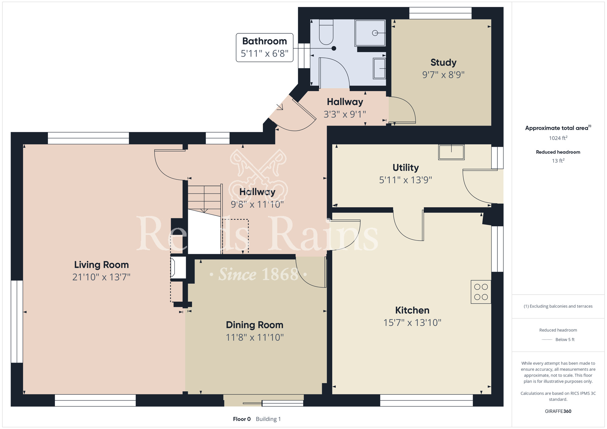 Floorplan of 4 bedroom Detached House for sale, High Street, Saltburn-by-the-Sea, North Yorkshire, TS12