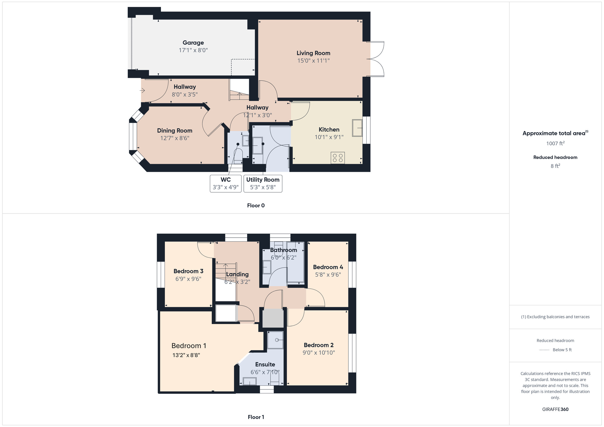 Floorplan of 4 bedroom Detached House for sale, Principal Road, Redcar, North Yorkshire, TS10