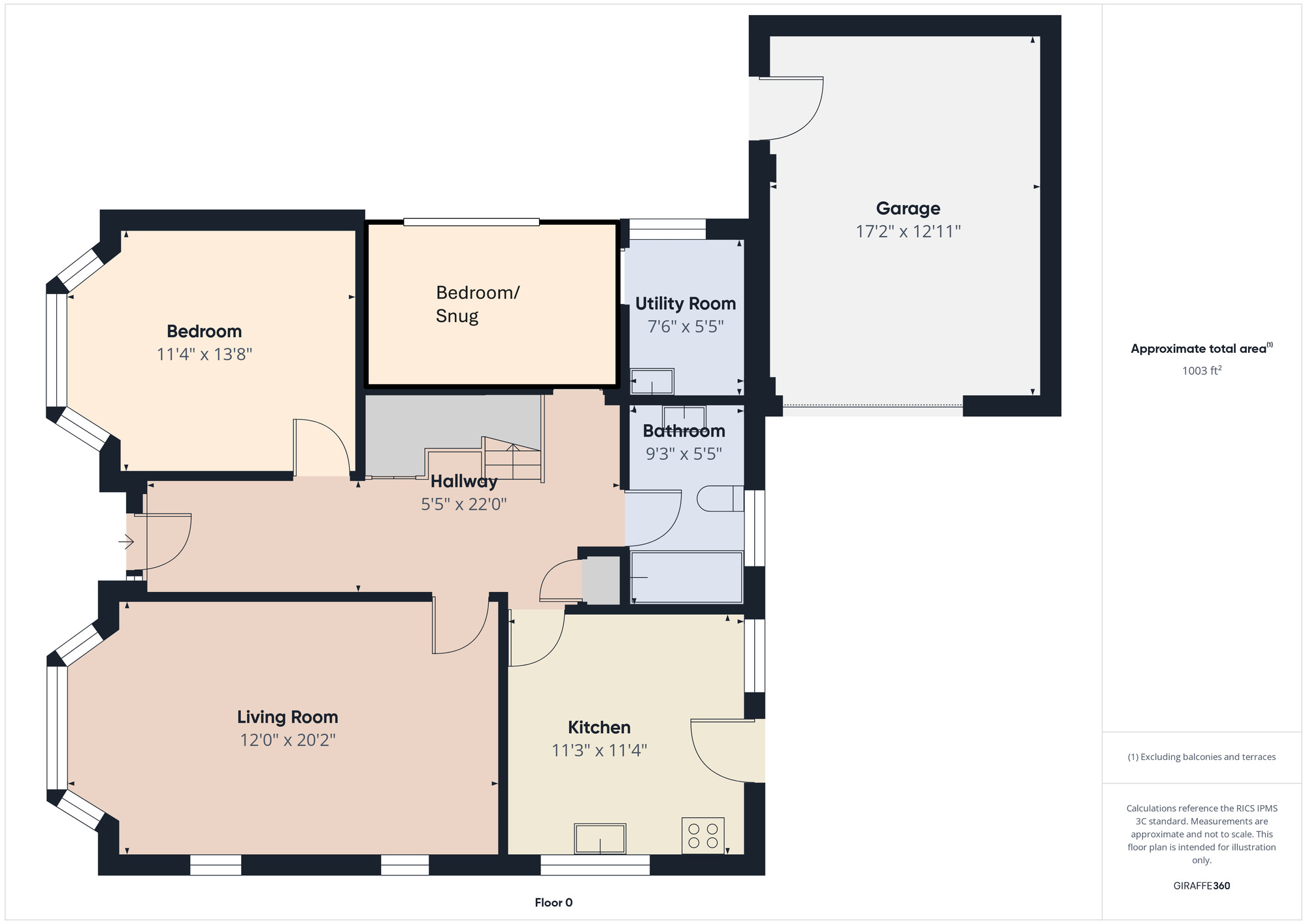 Floorplan of 4 bedroom Detached Bungalow for sale, Hutton Lane, Guisborough, North Yorkshire, TS14