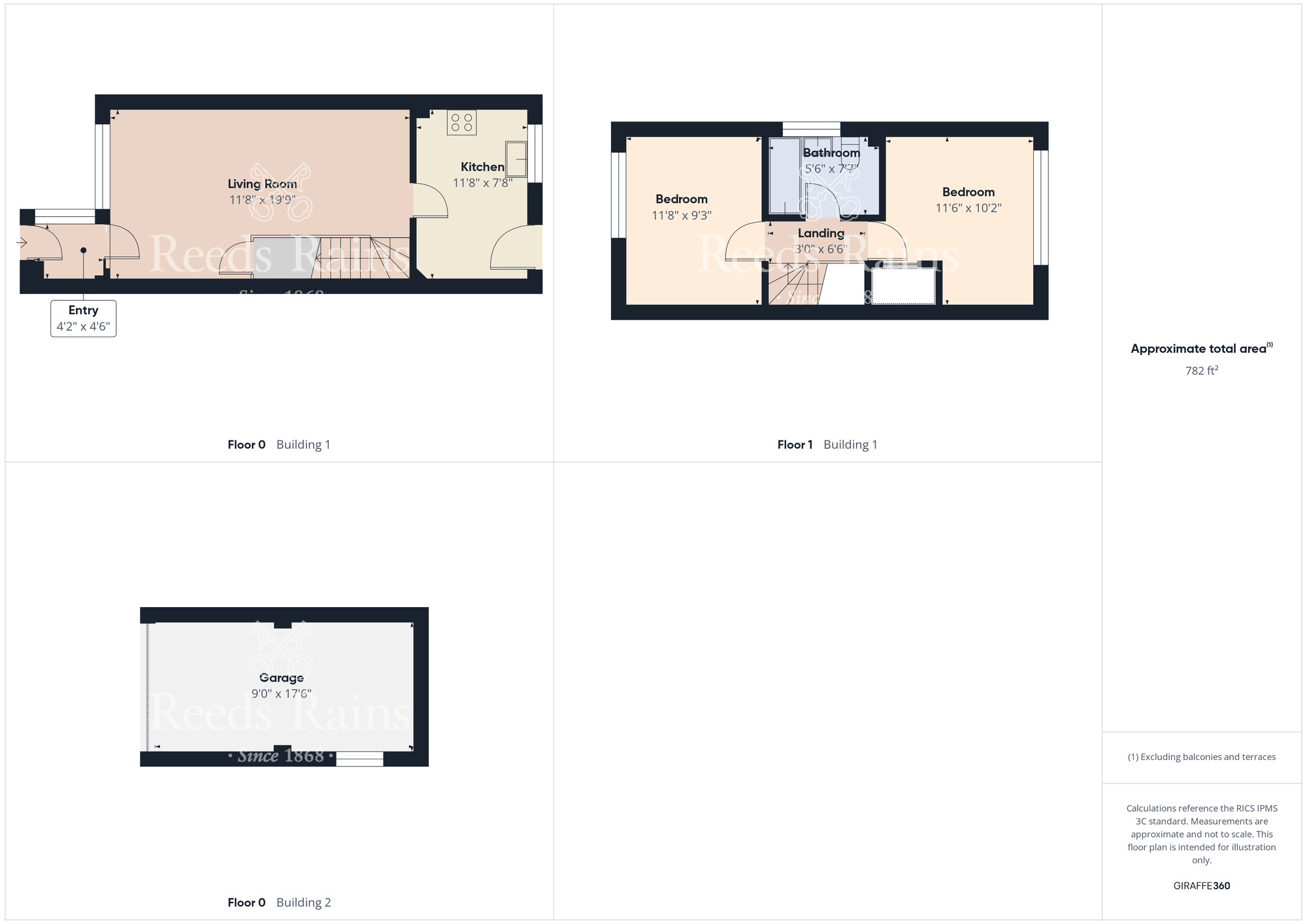 Floorplan of 2 bedroom Semi Detached House for sale, Roxby Avenue, Guisborough, North Yorkshire, TS14