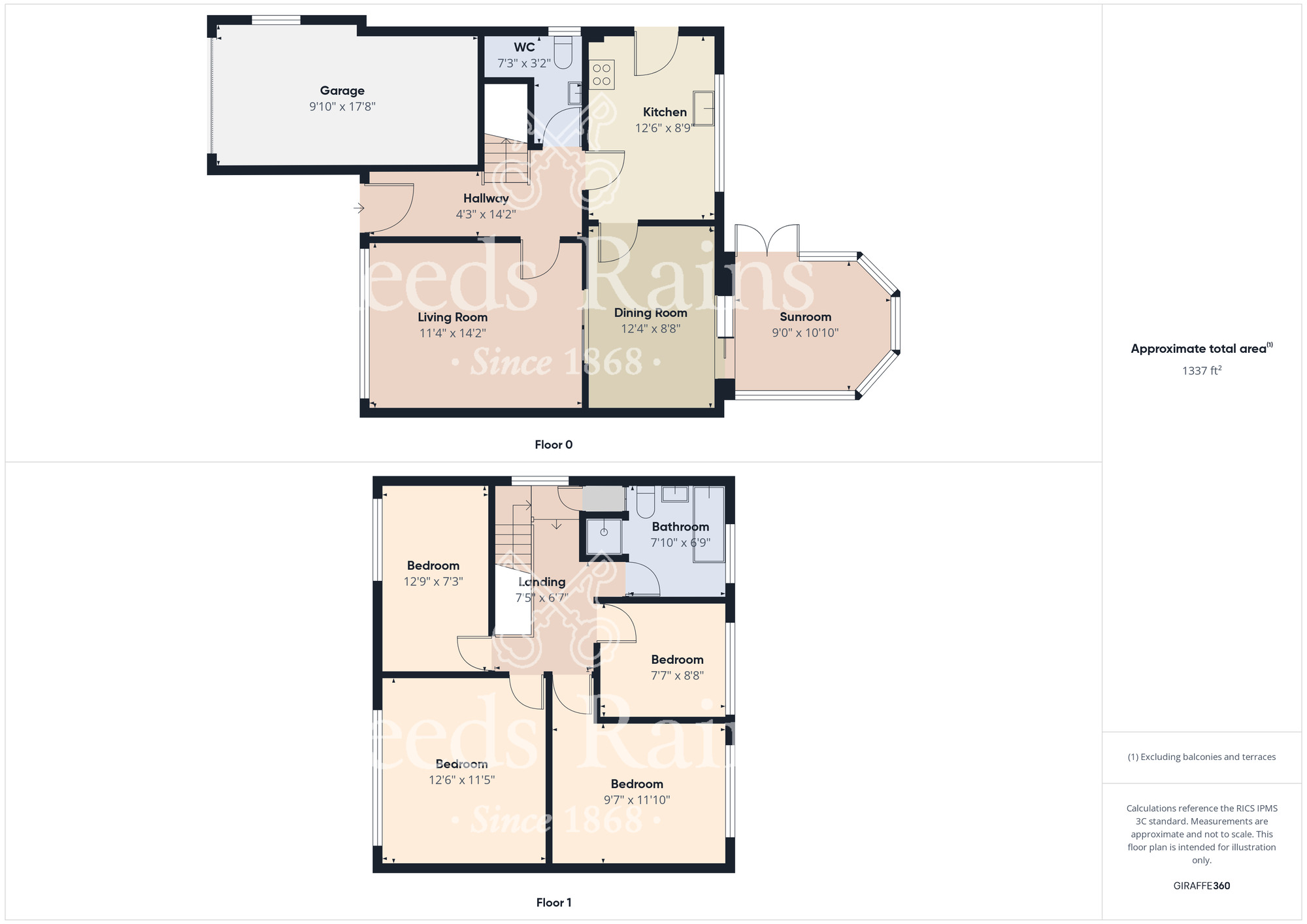 Floorplan of 4 bedroom Detached House for sale, Langdale, Guisborough, North Yorkshire, TS14