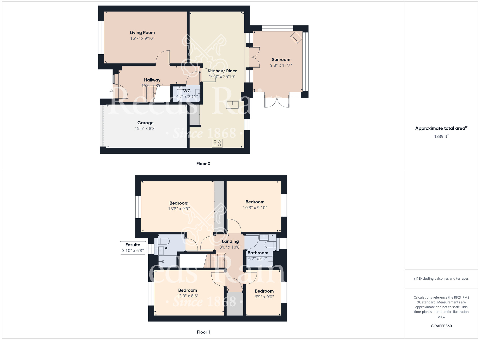 Floorplan of 4 bedroom Detached House for sale, Glaisdale Road, Guisborough, North Yorkshire, TS14