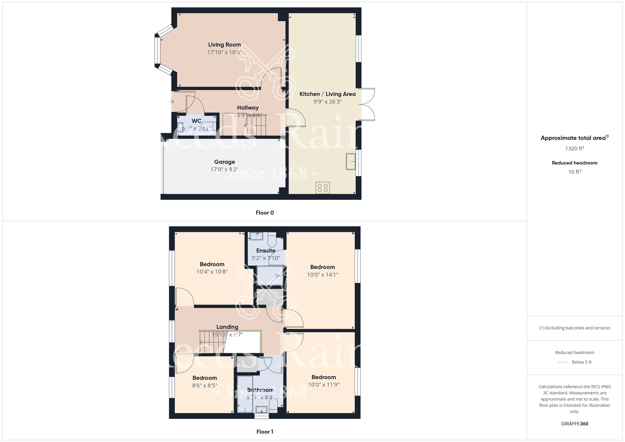 Floorplan of 4 bedroom Detached House for sale, Crossbill Close, Guisborough, North Yorkshire, TS14