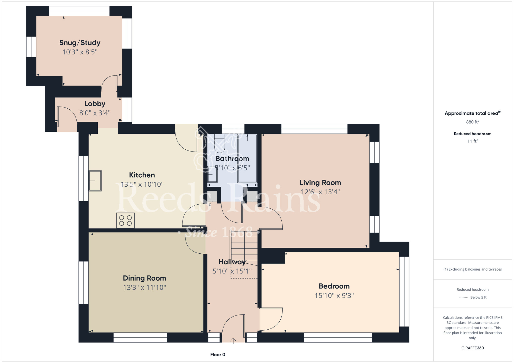 Floorplan of 4 bedroom Detached House for sale, Hutton Village, Guisborough, North Yorkshire, TS14