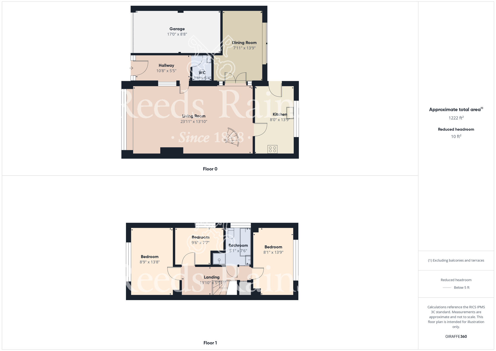 Floorplan of 3 bedroom Link Detached House for sale, Kingfisher Drive, Guisborough, North Yorkshire, TS14