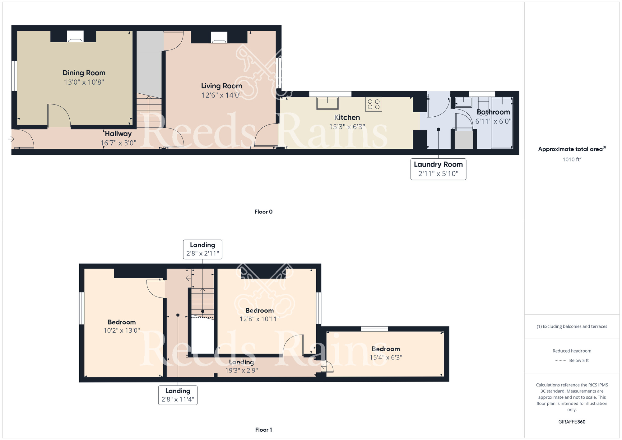Floorplan of 3 bedroom Mid Terrace House for sale, Bennison Street, Guisborough, North Yorkshire, TS14