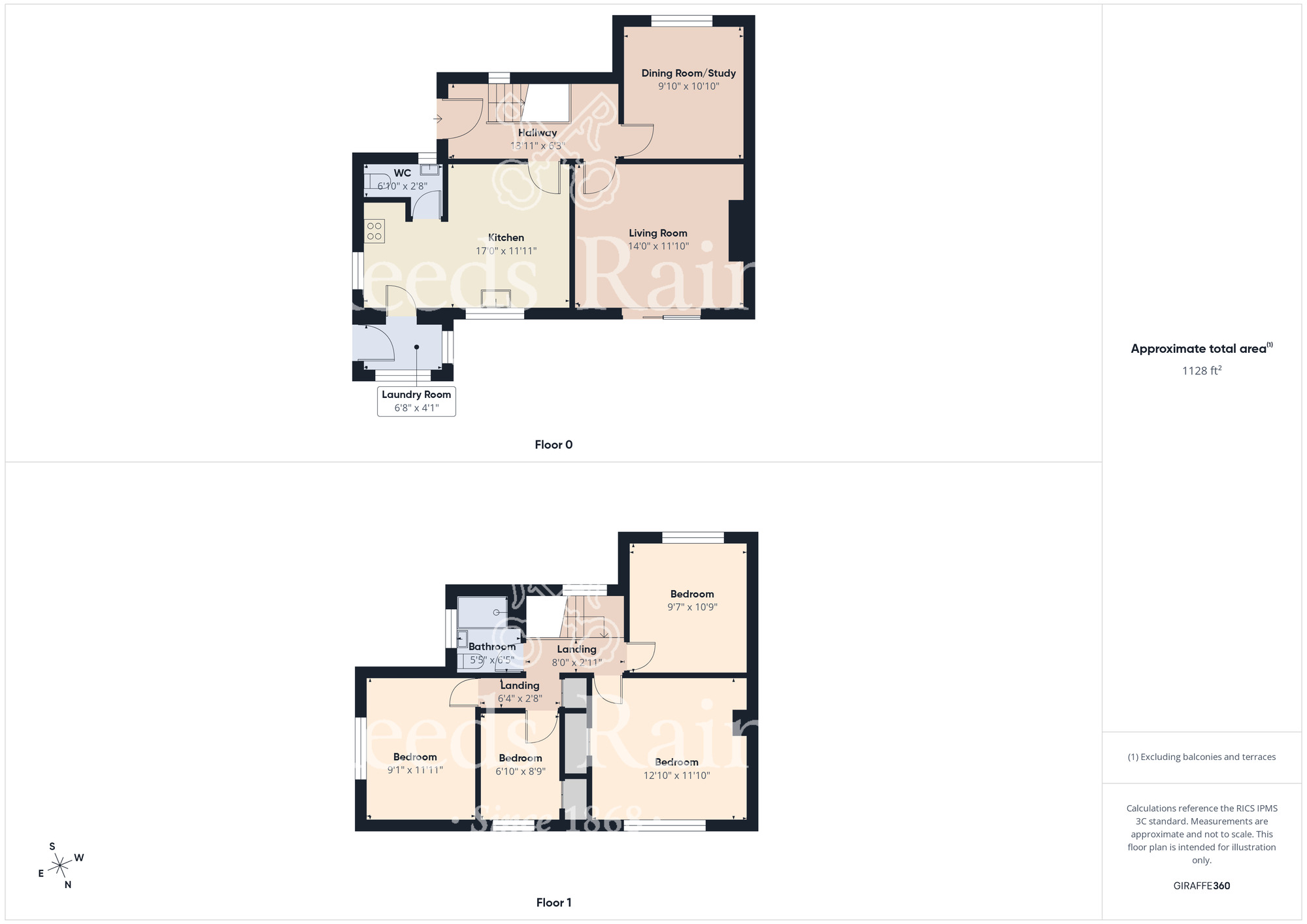 Floorplan of 4 bedroom End Terrace House for sale, Woodhouse Road, Guisborough, North Yorkshire, TS14