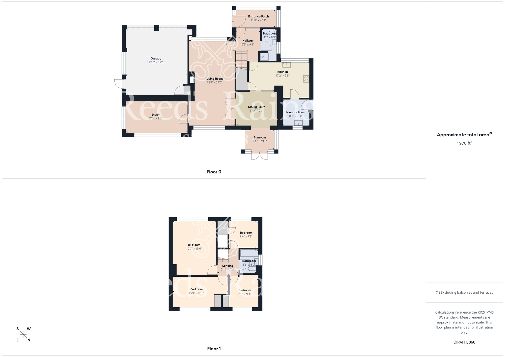 Floorplan of 4 bedroom Detached House for sale, Glendale, North Yorkshire, TS14